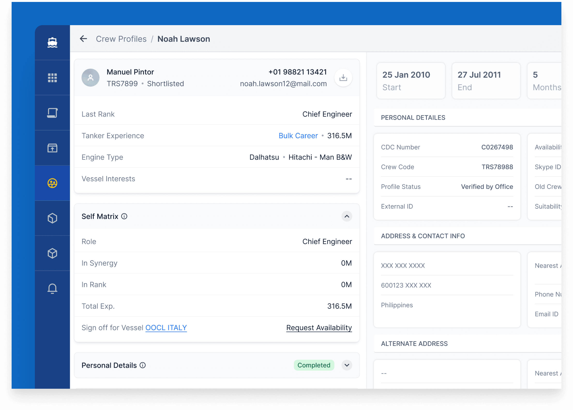 Central Dashboard App