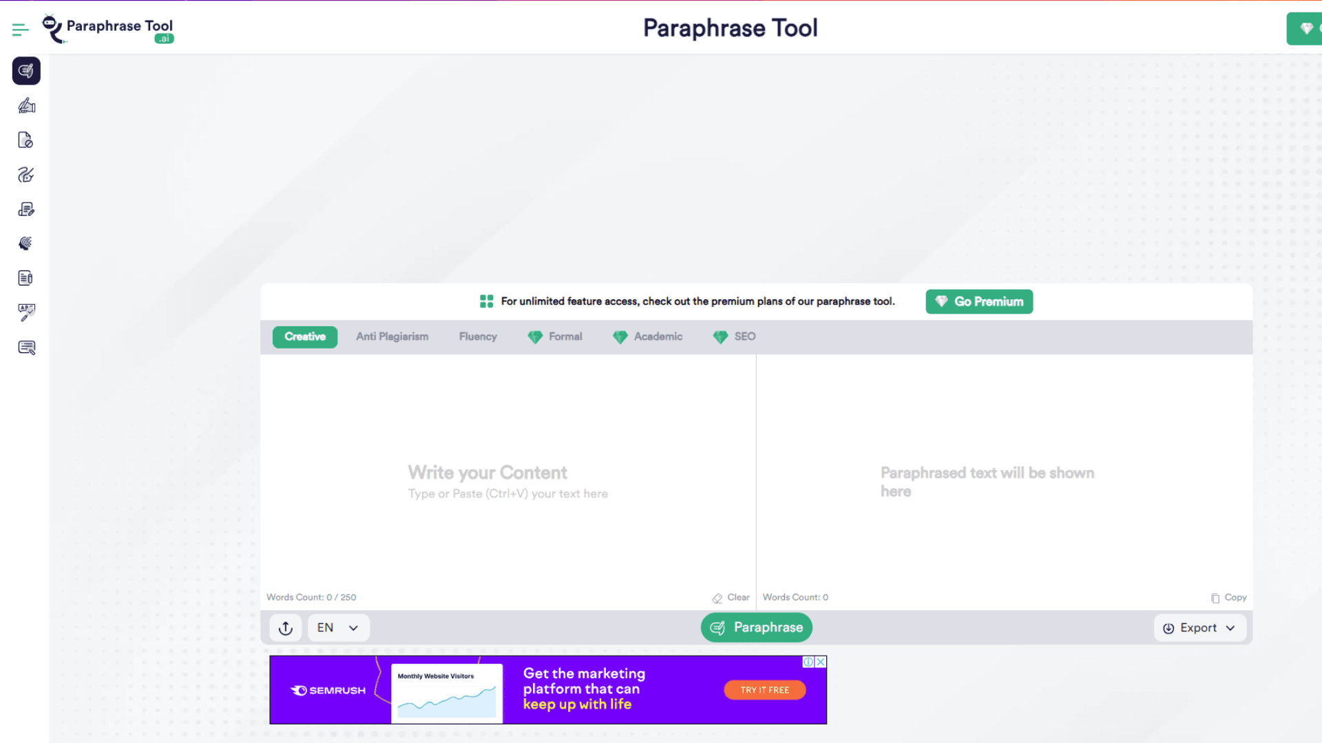 Paraphrasetool.ai