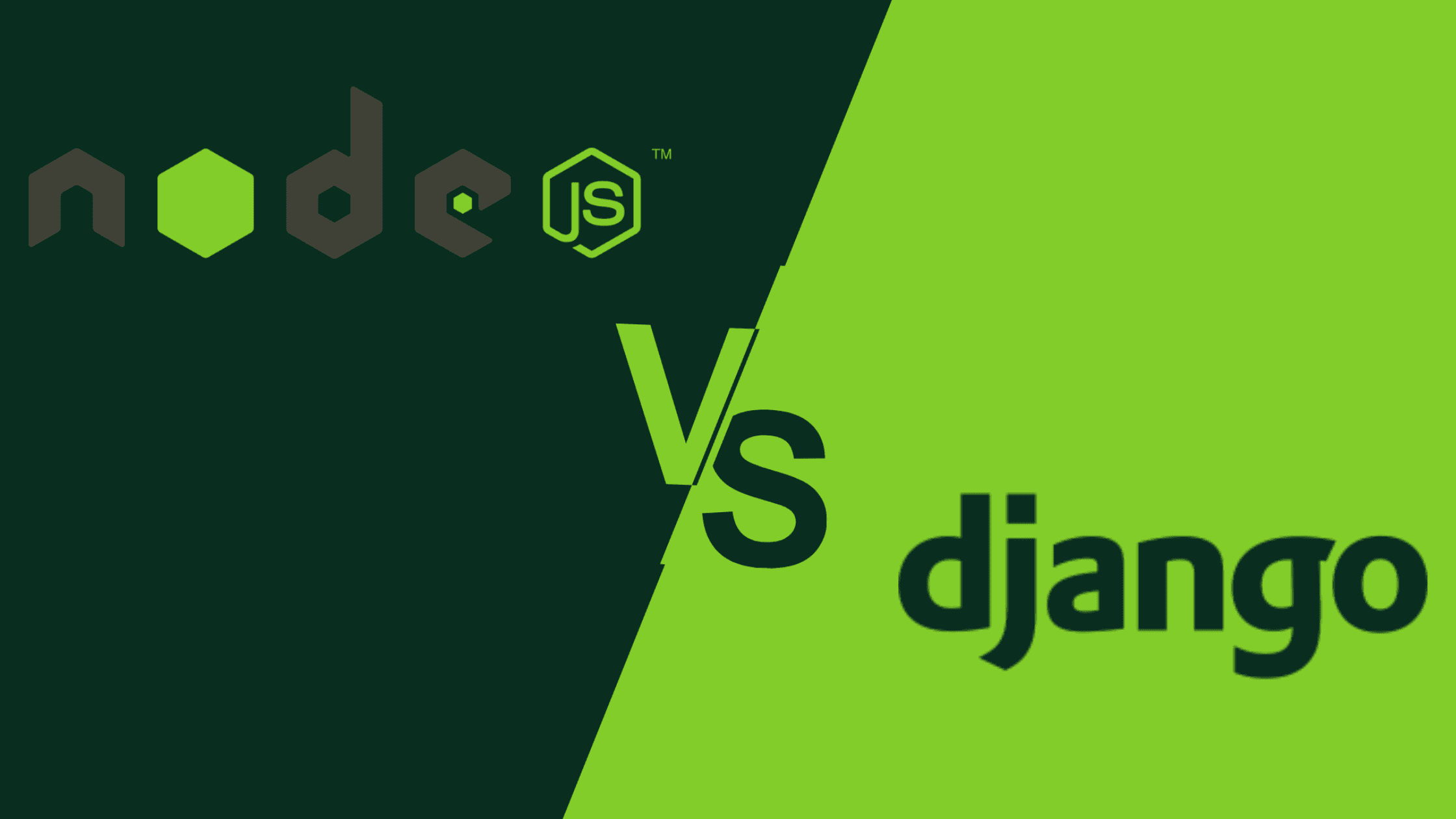 Nodejs vs Django