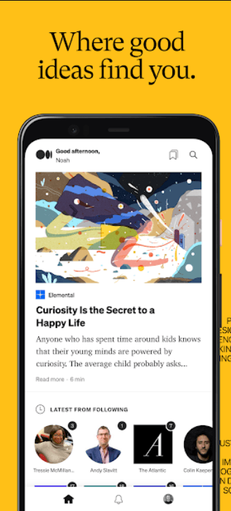 Medium android app
