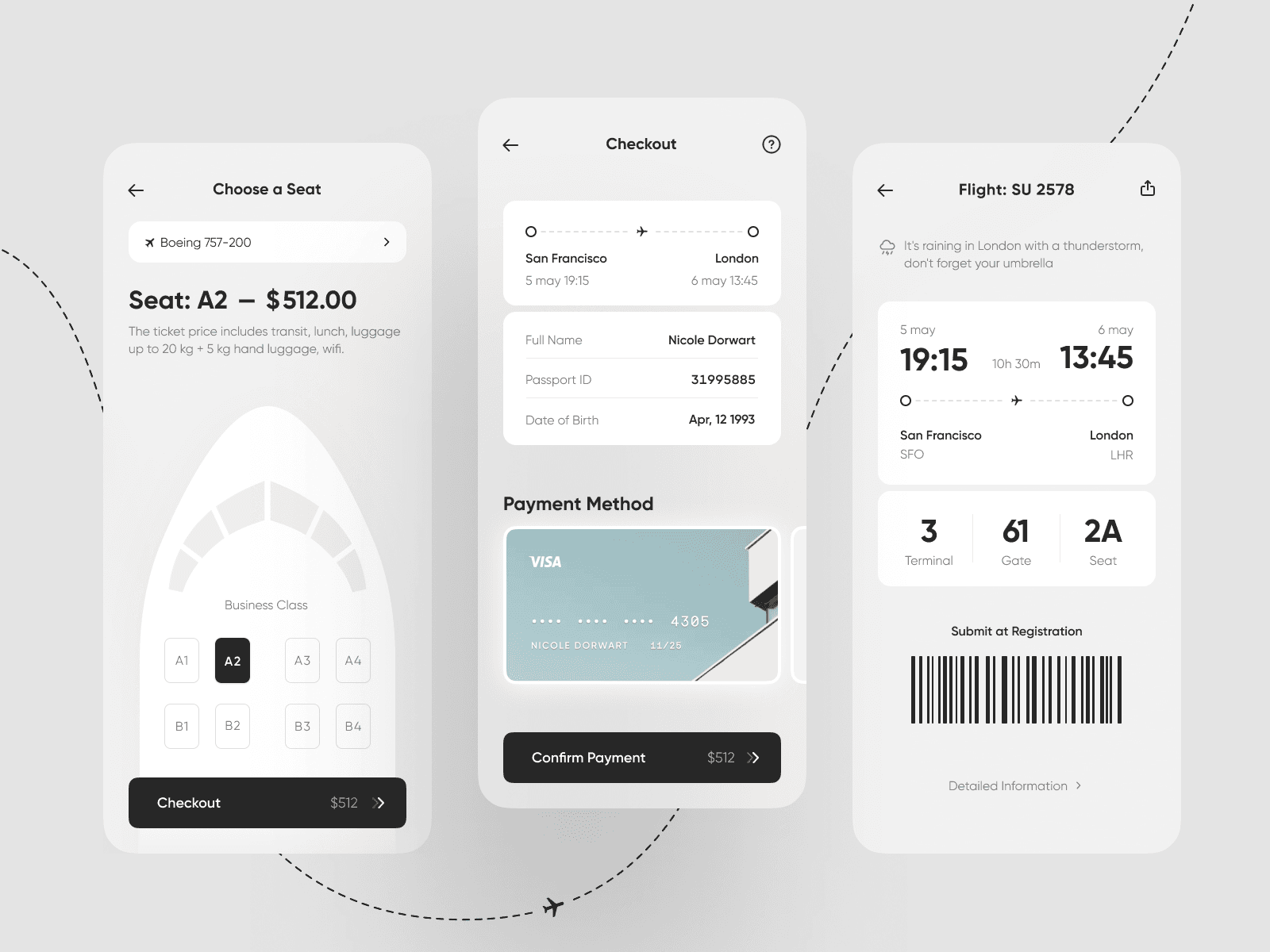 Air ticket app